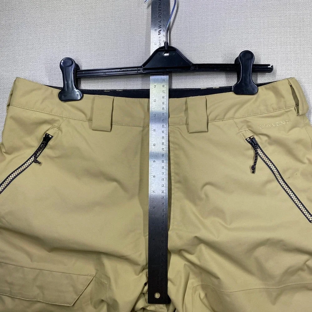 The North Face Seymore DryVent Men L Tan Khaki Snow Ski Snowboard Pants